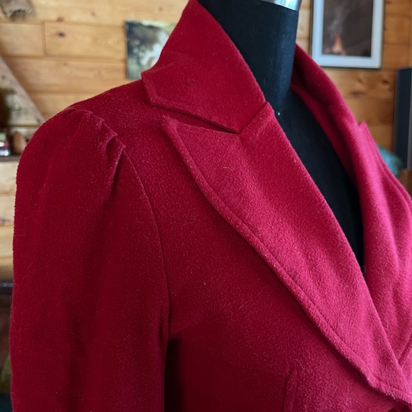 Red pea coat - Picture 7 of 7